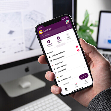 Slack app on mobile